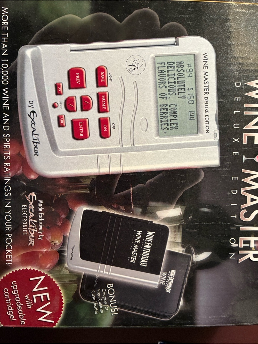 Wine Master Deluxe Edition Digital Recorder - Silver with Red Buttons